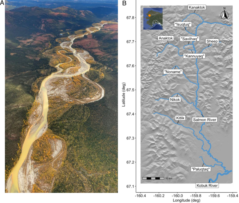 Річки Аляски стали помаранчевими: вчені б’ють на сполох через танення вічної мерзлоти