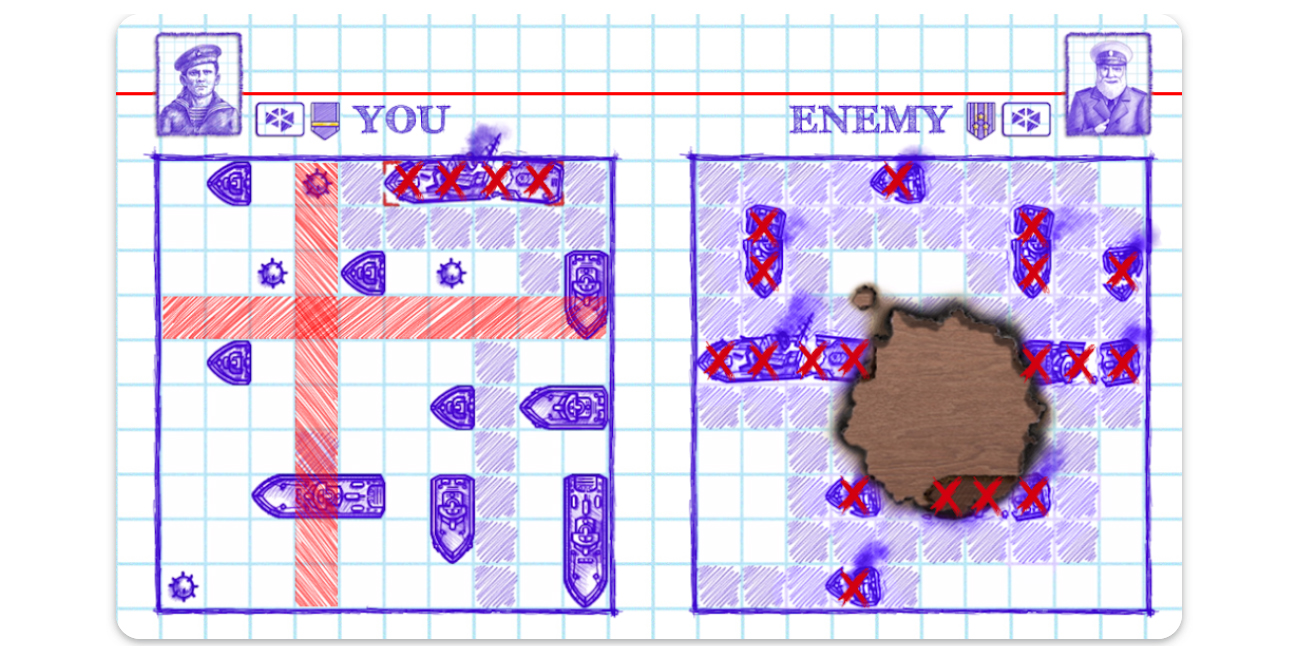 Игры на двоих на Андроид: «Морской бой 2»