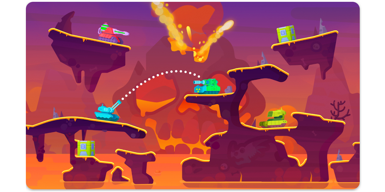 Игра Tank Stars для двоих на Андроид 