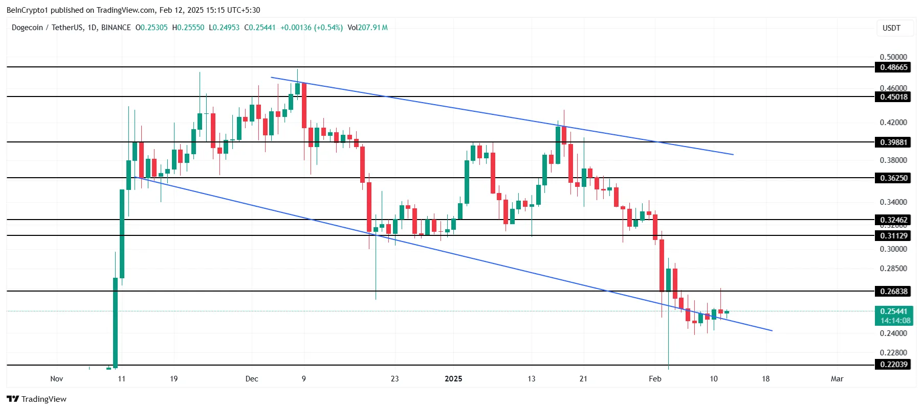 Dogecoin Price Analysis. 